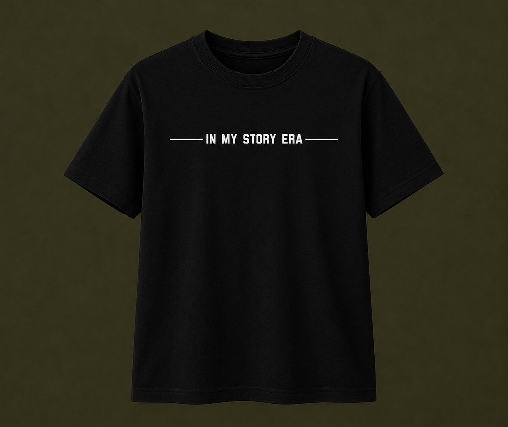 Every Outfit Tells A Story – Kids Graphic T-Shirt | Black
