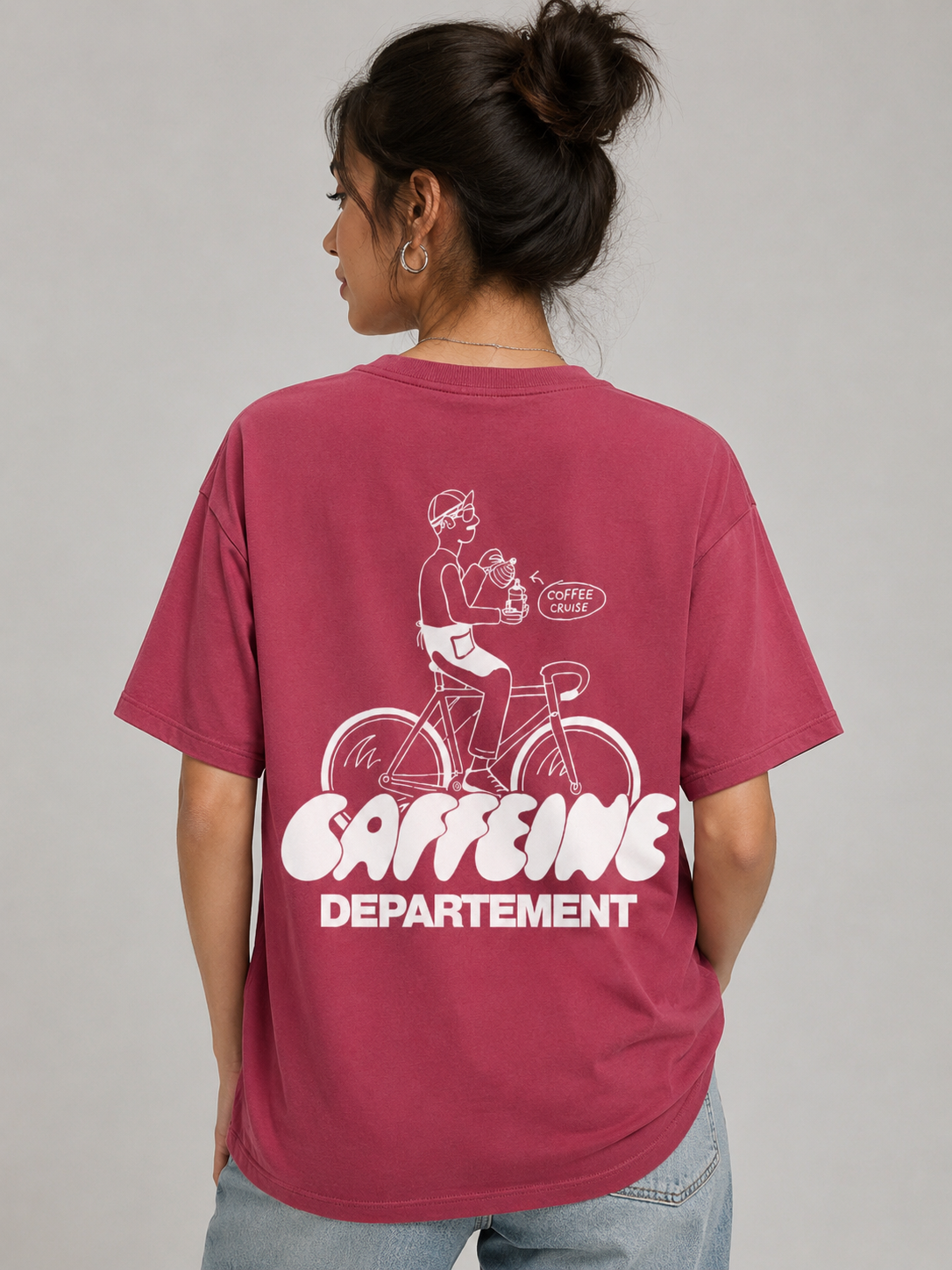 Caffeine Department – Women’s Graphic Regular Fit T-Shirt