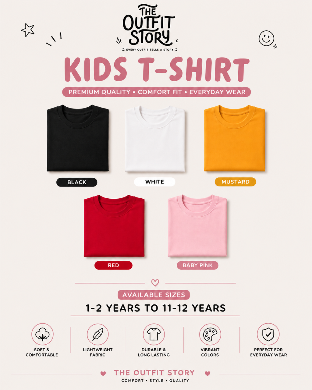 Custom Kids T-Shirt – Personalized Name & Design | The Outfit Story